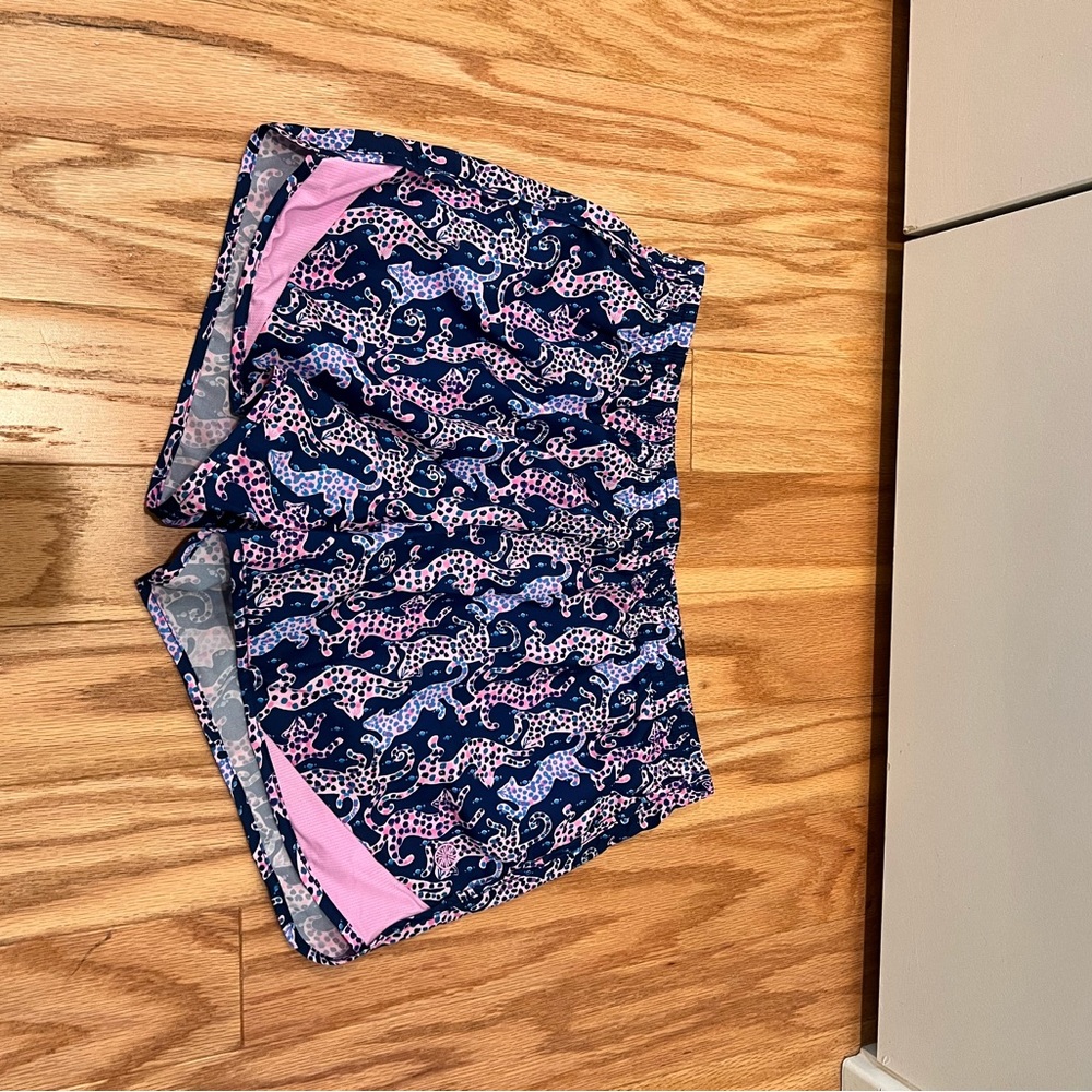 Animal print shorts